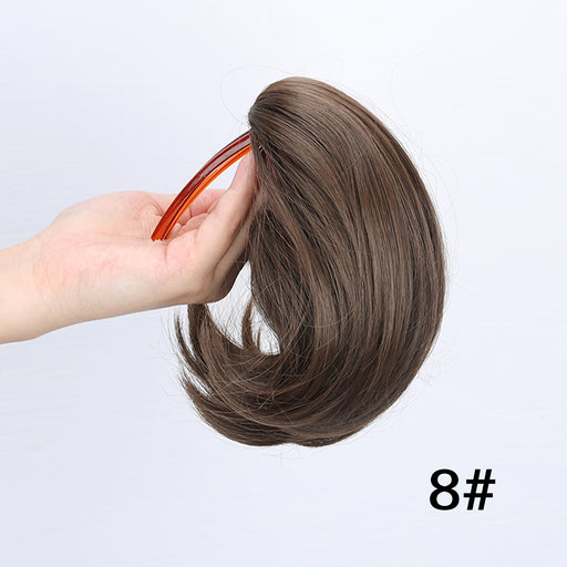 synthetic hair bun hairpiece, view 6 - MRSLM
