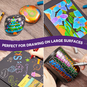 12 metallic paint pens, view 5 - MRSLM