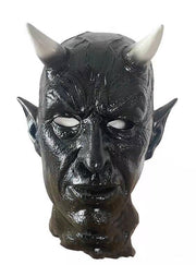 Halloween horn demon latex mask headgear, view 3 - MRSLM