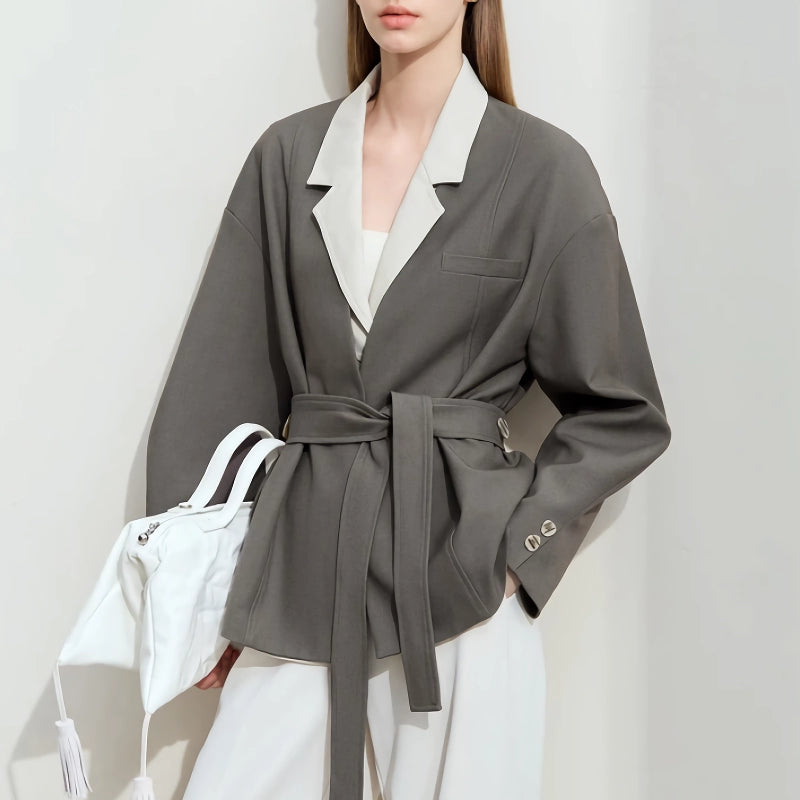 belted blazer coat - MRSLM