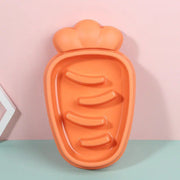 carrot design slow feeder bowl, view 2 - MRSLM