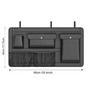 leather car storage organizer, view 9 - MRSLM