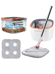 360 microfiber mop with bucket, view 3 - MRSLM