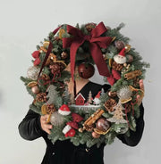 Christmas ball ornament garland, view 9 - MRSLM