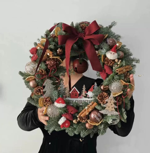 Christmas ball ornament garland, view 9 - MRSLM