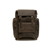 Vintage leather backpack, view 3 - MRSLM