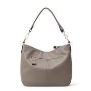 large capacity cowhide leather tote bag, view 6 - MRSLM