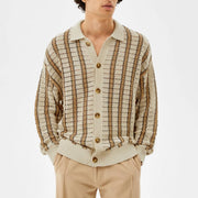 men's striped knit cardigan - MRSLM