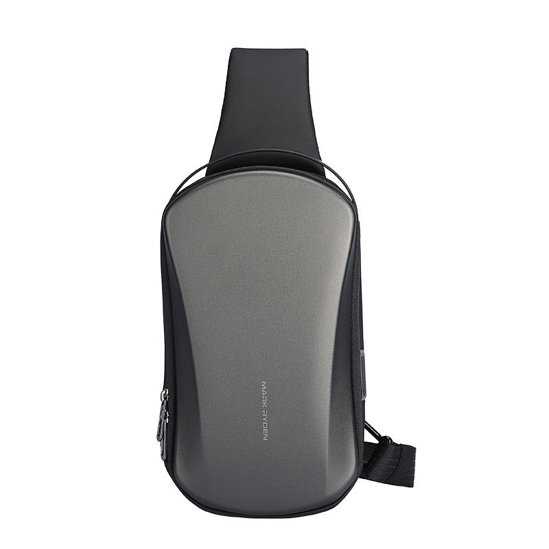 hard shell waterproof messenger bag, view 5 - MRSLM