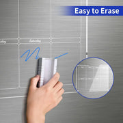 Clear acrylic magnetic fridge calendar board, view 6 - MRSLM