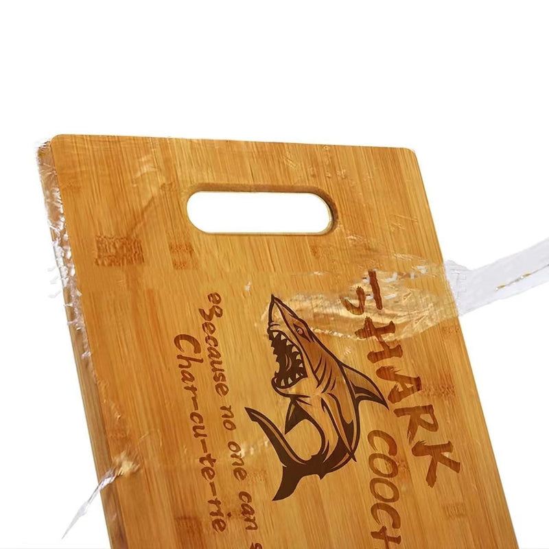 rectangular oak cooked food board, view 2 - MRSLM