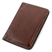 genuine leather passport holder rfid blocking, view 6 - MRSLM