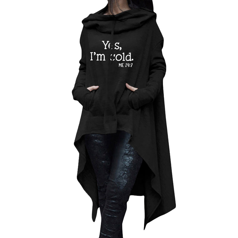 halloween printed mid-length hoodie, view 7 - MRSLM