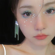 iridescent cloud stud earrings - MRSLM