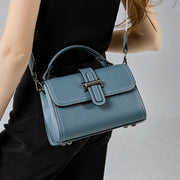 leather crossbody shoulder bag, view 5 - MRSLM