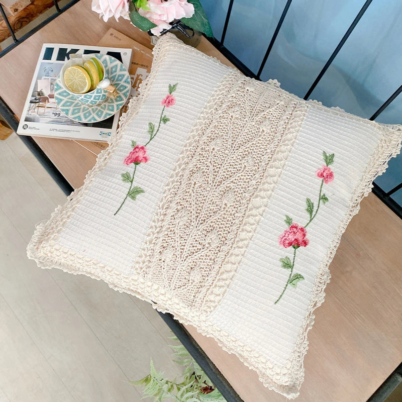 handmade woven cushion cover, view 6 - MRSLM