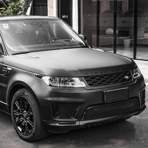 frosted black matte vinyl car wrap - MRSLM