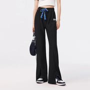 trendy flared split pants for women - MRSLM
