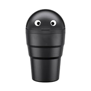 universal mini car trash can with swing lid, view 2 - MRSLM