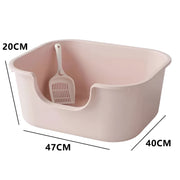 leak proof cat litter basin, view 5 - MRSLM