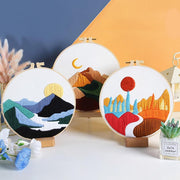 diy floral embroidery kit, view 10 - MRSLM
