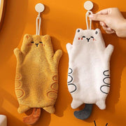 cute cat hanging hand towel - MRSLM