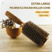 boar bristle round hair brush, view 5 - MRSLM