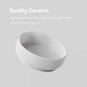 elevated ceramic pet bowls, view 9 - MRSLM