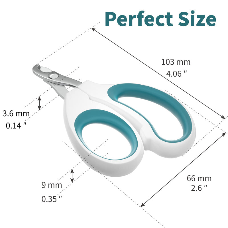 stainless steel cat and puppy nail clippers, view 7 - MRSLM