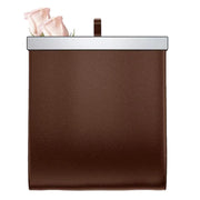 waterproof pu leather car trash bin, view 3 - MRSLM