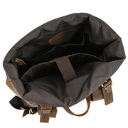 Retro cowhide leather backpack, view 8 - MRSLM