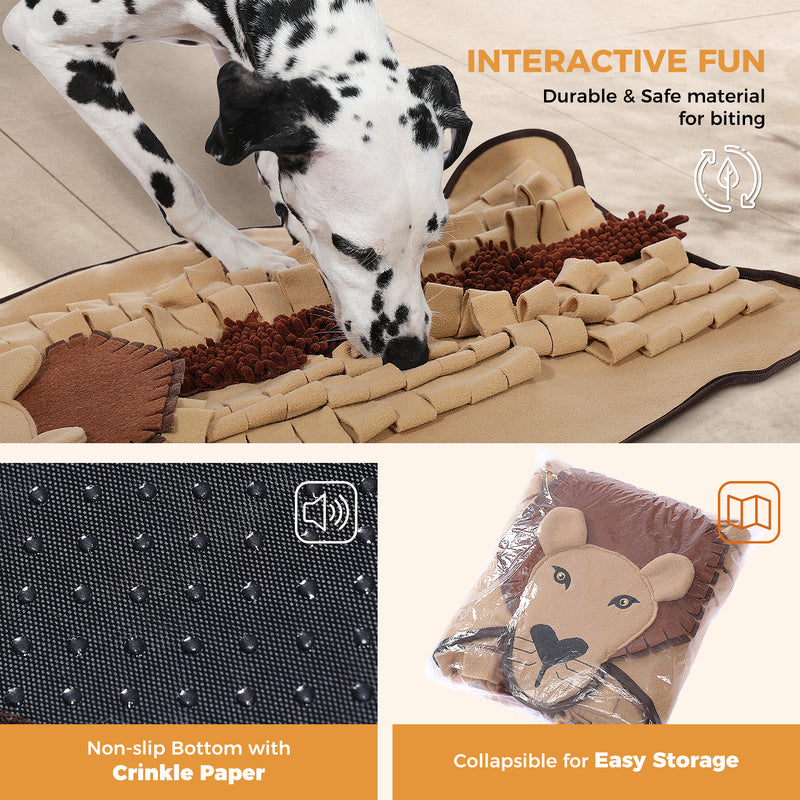interactive dog snuffle mat, view 7 - MRSLM