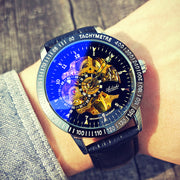 men's automatic hollow mechanical watch, view 5 - MRSLM