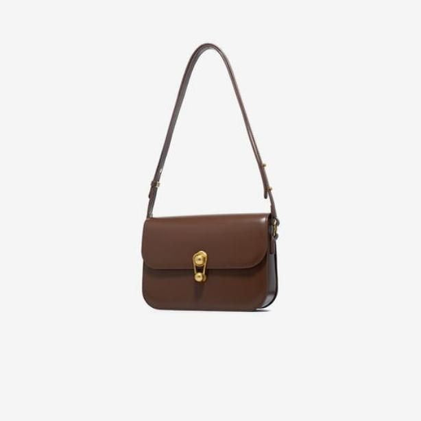 leather crossbody shoulder bag, view 19 - MRSLM