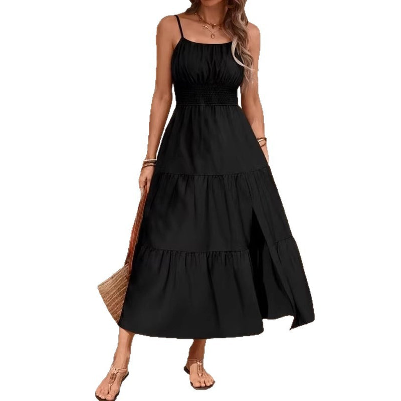 strapless layered slim-fit dress, view 5 - MRSLM