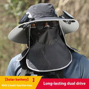 quick-drying sun hat with fans, view 7 - MRSLM