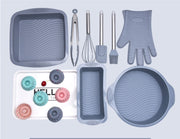 14-piece silicone cake baking set, view 7 - MRSLM