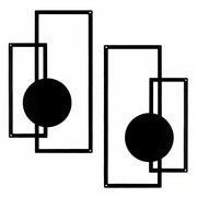 Nordic iron silhouette wall hanging set, view 2 - MRSLM