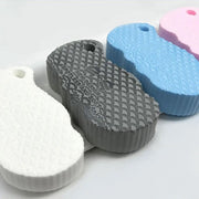 exfoliating bath sponge, view 6 - MRSLM