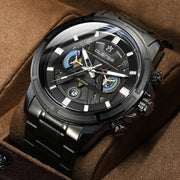 men's steel strap sports quartz watch - MRSLM