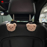 Plush bear car seat back hook, view 9 - MRSLM