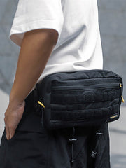 Men's tactical crossbody messenger bag, view 4 - MRSLM