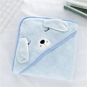 soft flannel baby bathrobe, view 3 - MRSLM
