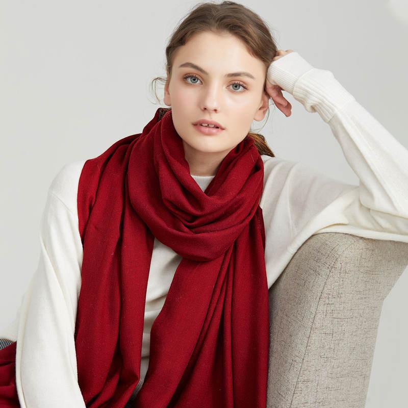 winter wool pashmina scarf - MRSLM