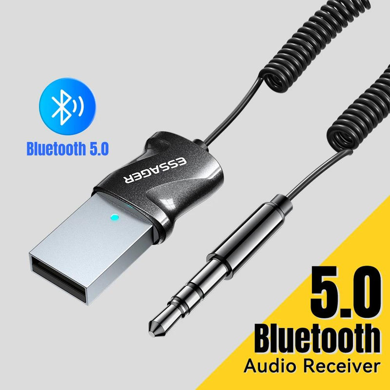 bluetooth 5.0 aux adapter for car audio, view 8 - MRSLM