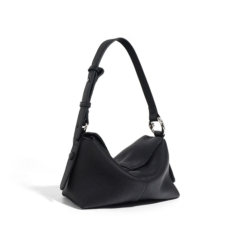 women's genuine leather crossbody shoulder bag, view 3 - MRSLM