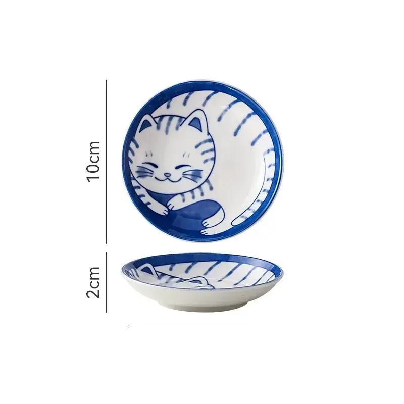 lucky cat sauce dish, view 3 - MRSLM