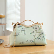 printed shell crossbody clutch bag, view 7 - MRSLM