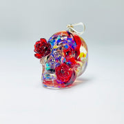 gothic skull pendant necklace, view 5 - MRSLM
