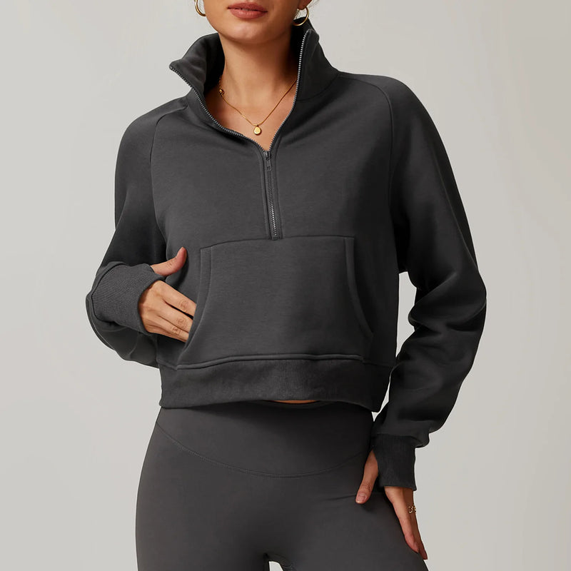 women's winter fleece hoodie, view 4 - MRSLM